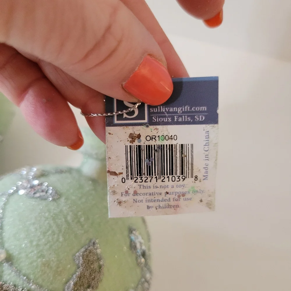 Sullivans Glass Sugar Ornaments 3 - Picture 11 of 11